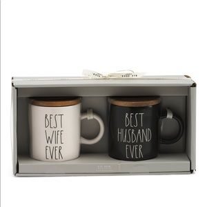🆕 Rae Dunn Best Couple Mug Set